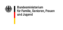 Logo des Bundesministeriums für Familie, Senioren, Frauen und Jugend